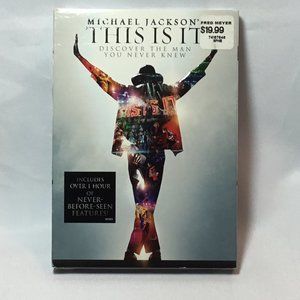 MICHAEL JACKSON'S THIS IS IT (2009) DVD! Sony Pictures, BRAND NEW Factory Sealed